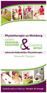 Flyer Physiotherapie am Weinberg